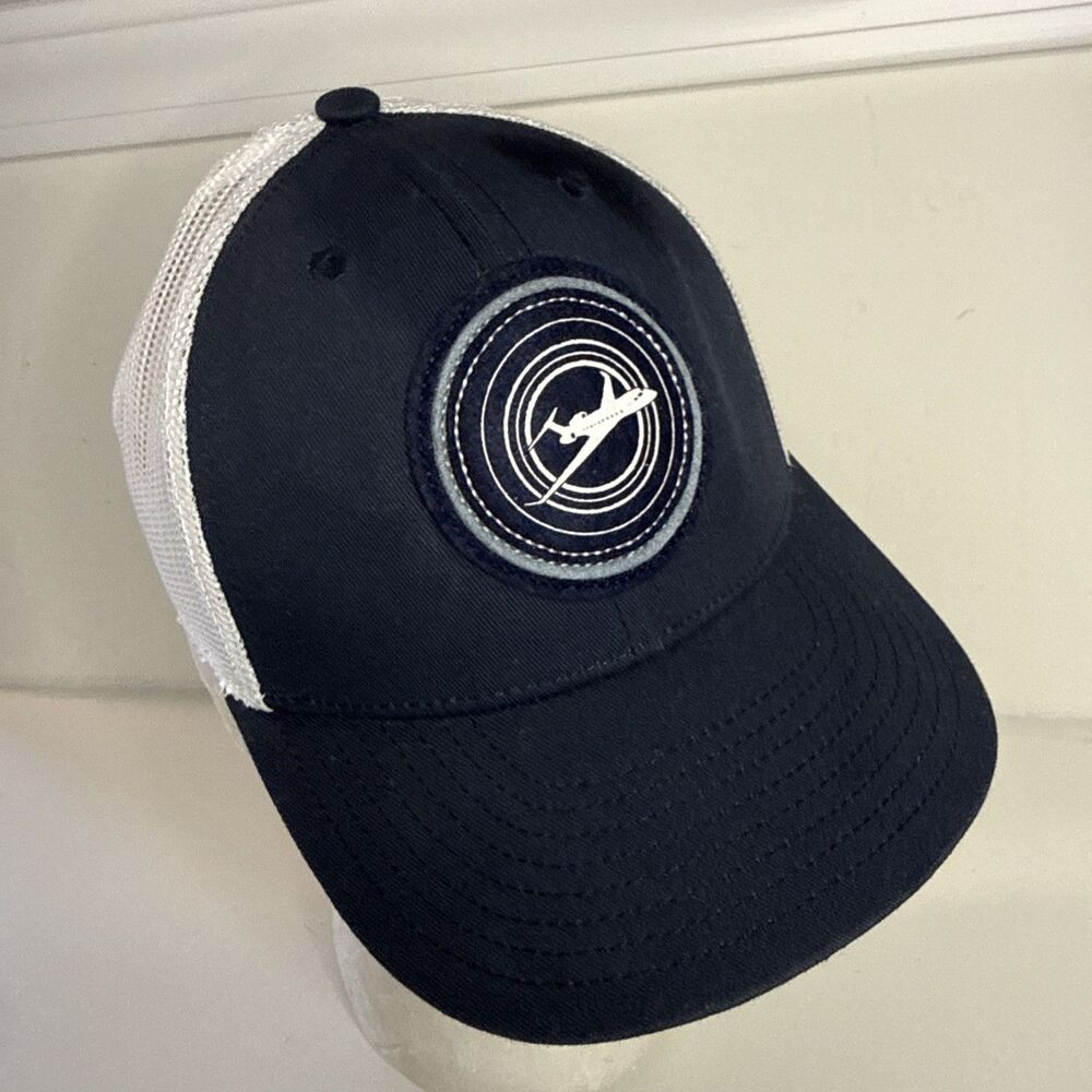 Gulfstream Mesh Hat Cap SnapBack YOUTH One Size Blue Special Missions Aviation
